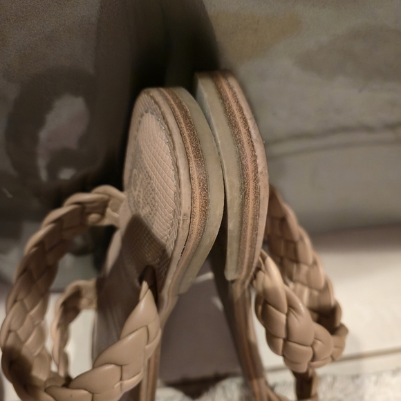 DV Dolce Vita Jocee Double Band Strap Braided Sandal 8 Lightweight Travel Beach - Picture 8 of 15